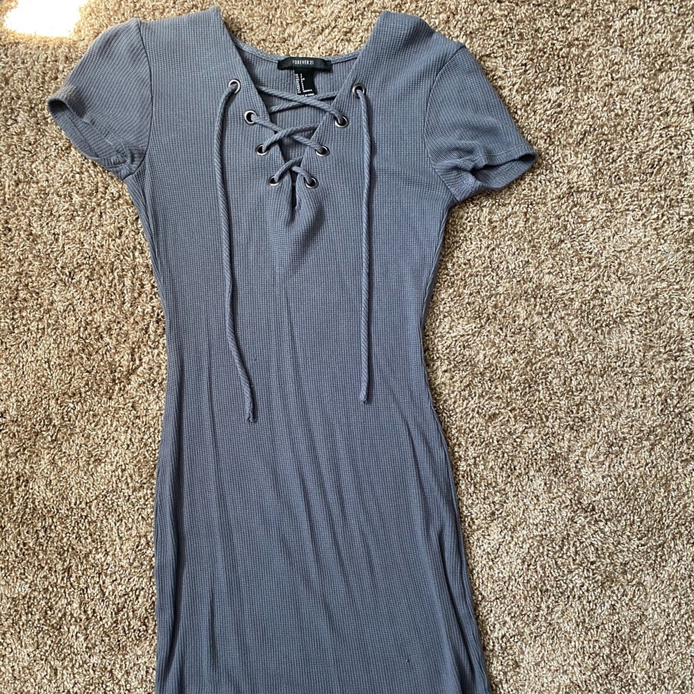 Forever 21 gray dress